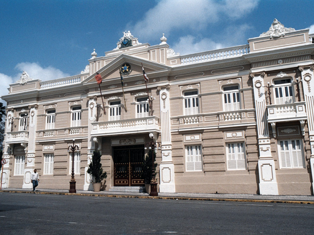 Palácio da Redenção, sede do governo da Paraíba — Foto: Reprodução