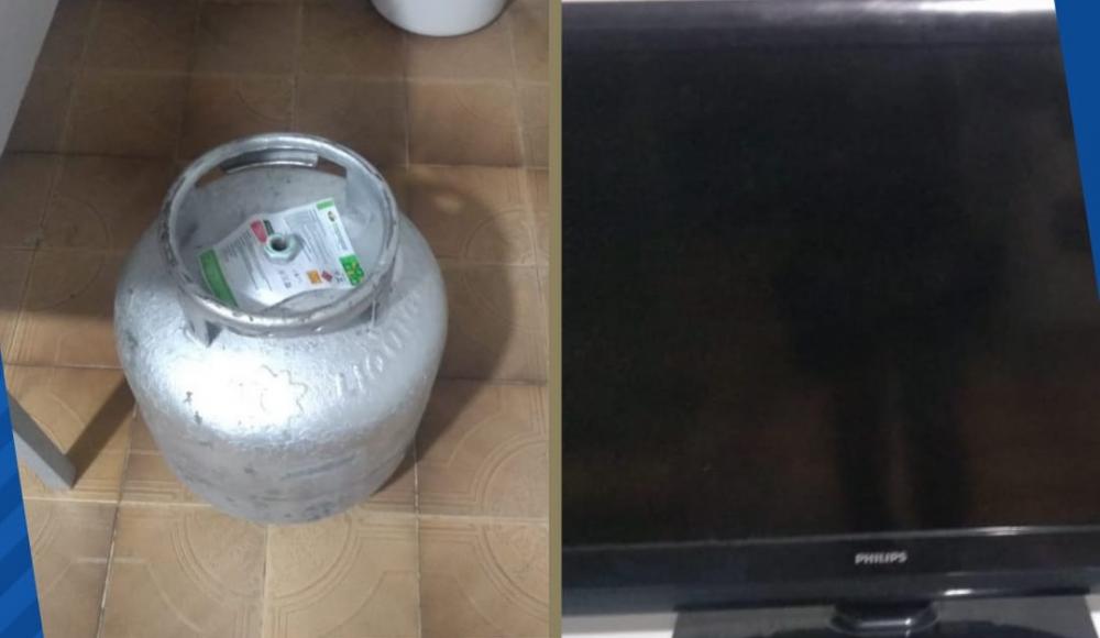 Objetos do furto - Foto: Divulgação/Ascom 3º BPM