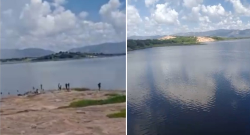 Açude do Jatobá e Barragem da Farinha, ambos em Patos (Imagens: Débora Figueiredo)