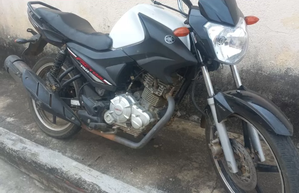 Moto encontrada - Foto: Divulgação/Ascom 3º BPM