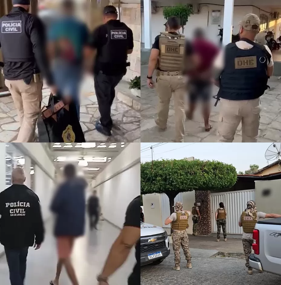 Imagens: Reprodução/Polícia Civil DRF