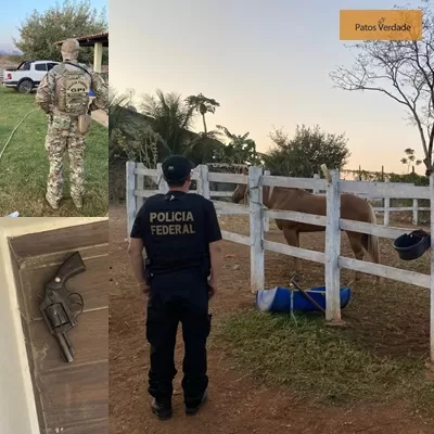 Fotos: Assessoria PF/Edição Patos Verdade