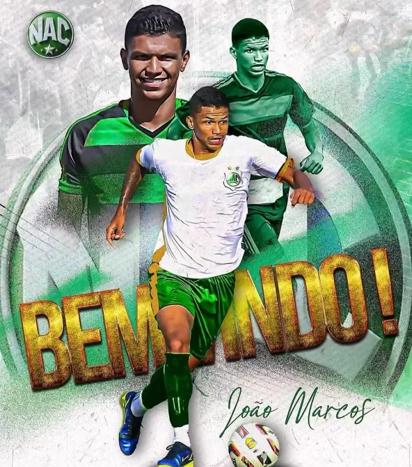João Marcos anunciado pelo Nacional de Patos — Foto: Divulgação / Nacional de Patos