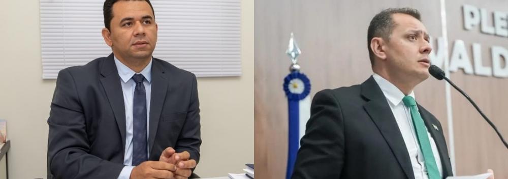 Procurador Alexsandro Lacerda e vereador Josmá Oliveira (Foto: Reprodução)