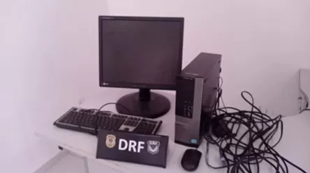 Computador recuperado - Foto: DRF