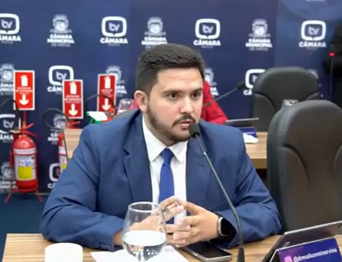 Vereador Maikon Minervino - Foto: Reprodução/Patos Verdade