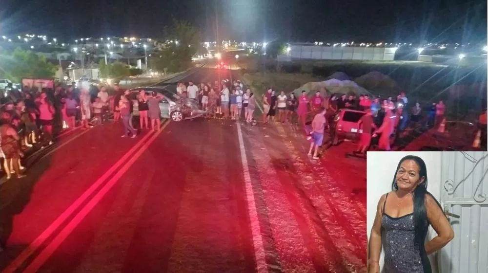 Foto do acidente (Corpo de Bombeiros) e da vítima (Redes Sociais)