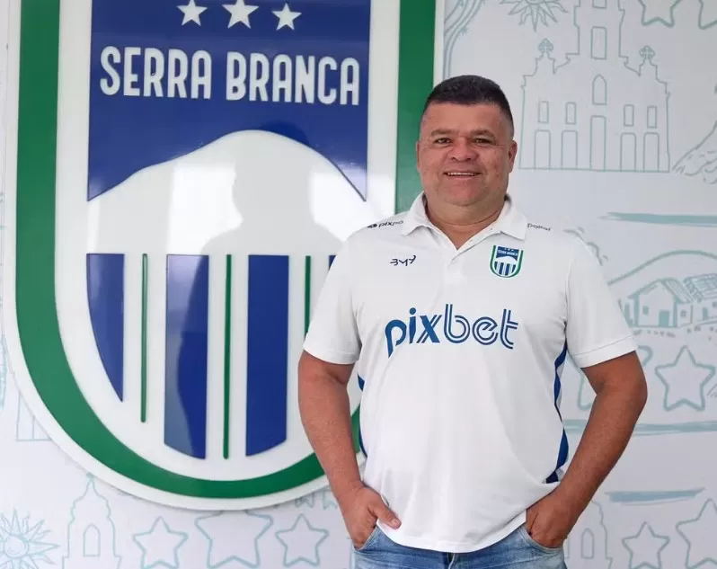 Galeguinho Barroso atuou como gerente de futebol do Serra Branca em 2025 — Foto: Samy Oliveira/Serra Branca