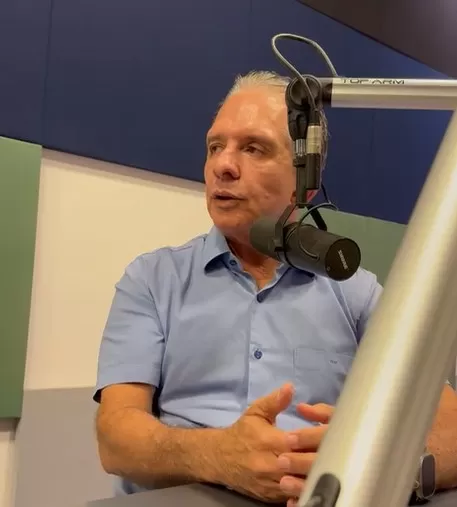 Nabor Wanderley, entrevista à Rádio Universidade FM de Patos - Foto: Reprodução/Patosverdade