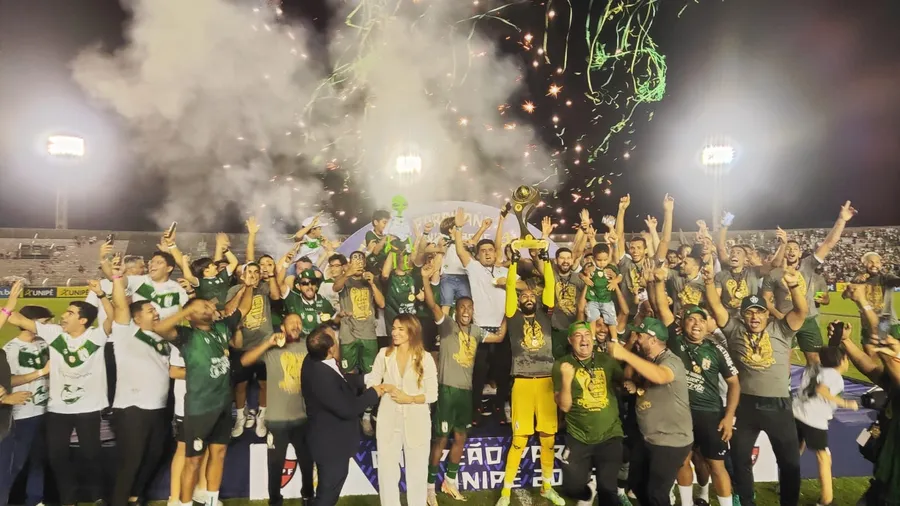 Sousa conquistou o seu quarto título do Campeonato Paraibano em 2025. (Foto: Mário Aguiar/TV Cabo Branco)