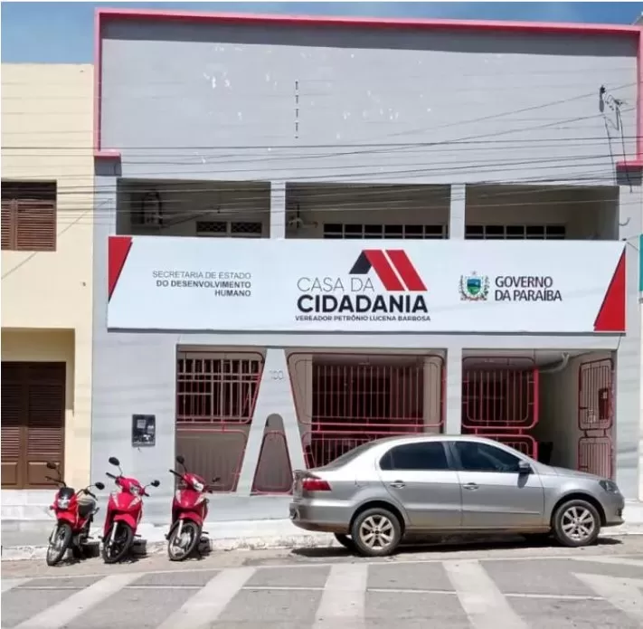 Casa da Cidadania onde funciona o Sine-PB em Patos - Foto: Reprodução