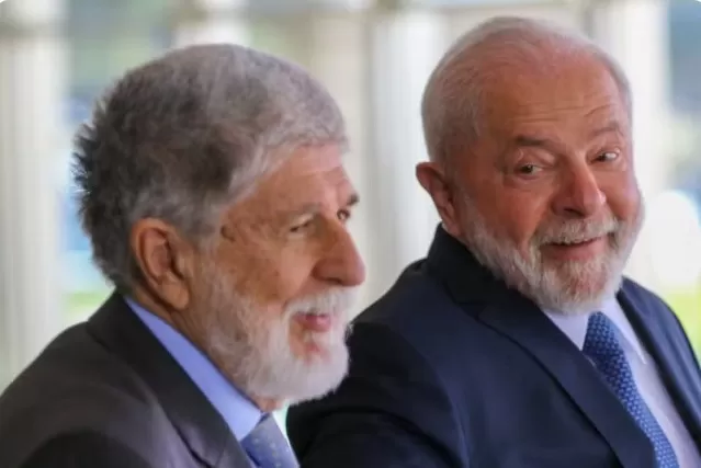 Lula e Celso Amorim - Foto: Fabio Rodrigues-Pozzebom/Agência Brasil