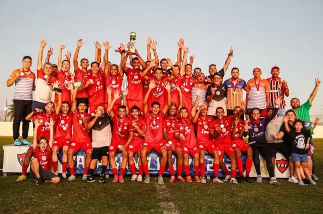 Esporte de Patos conquistou o Campeonato Paraibano Sub-20 2025 — Foto: Wdeyvison Arruda