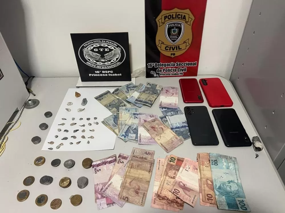 Materia apreendido - Foto: Polícia Civil/16ª DSPC