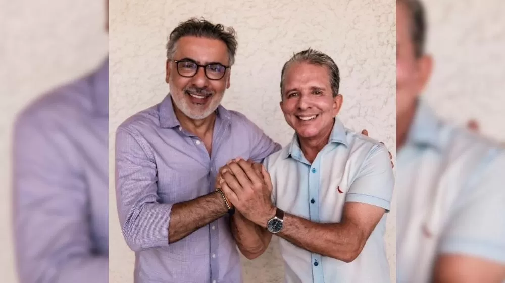 Antônio Ferreira, prefeito de Mogeiro, e Nabor - Foto: Assessoria de Comunicação