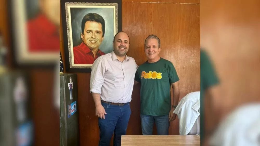 Vereador Héber Tiburtino, e o prefeito Nabor - Foto: Assessoria