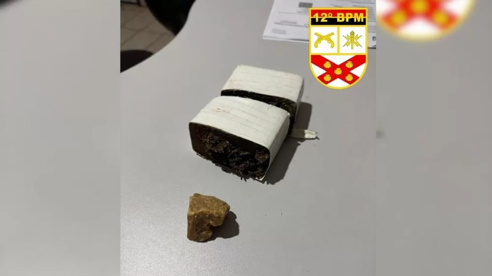 Material apreendido - Foto: Ascom 12º BPM