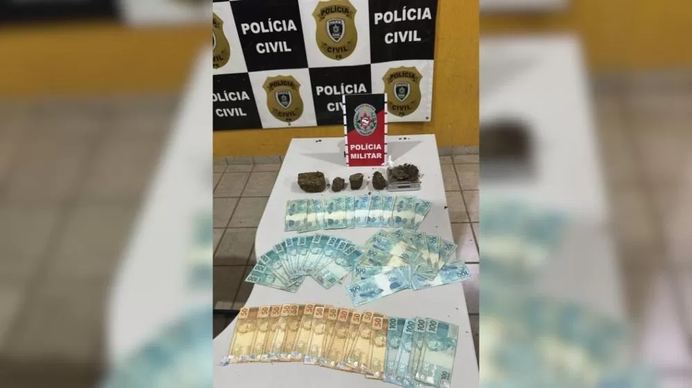 Material apreendido - Foto: Ascom 12º BPM