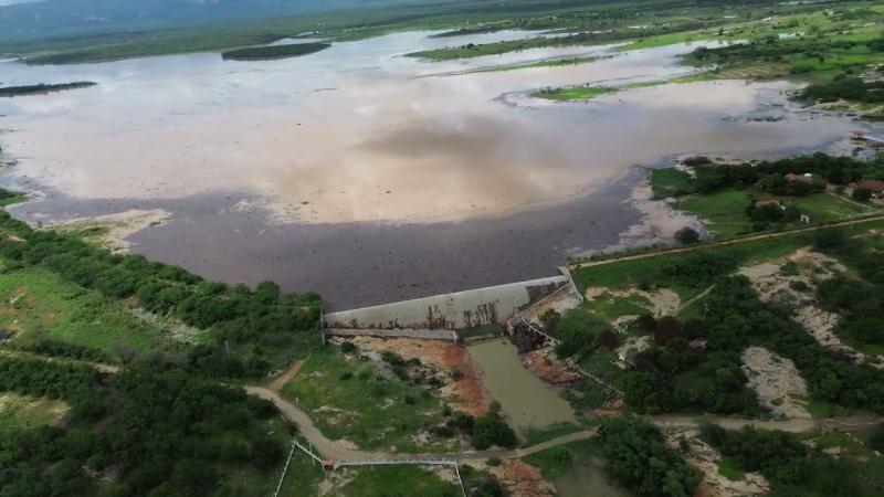 Barragem da Farinha atinge 82,55% da capacidade nesta quarta (4) → Vídeo: Arthur Henrique